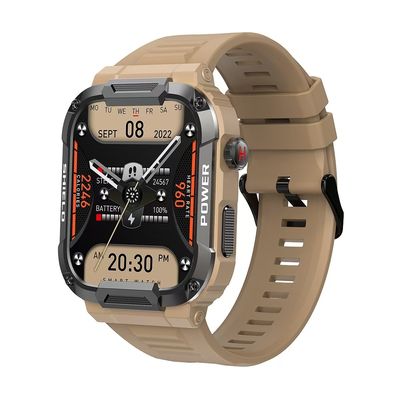 MK66 Mensen Smart Watch Outdoor Sport Fitness Tracker Met BT Call 400mAh Big Battery